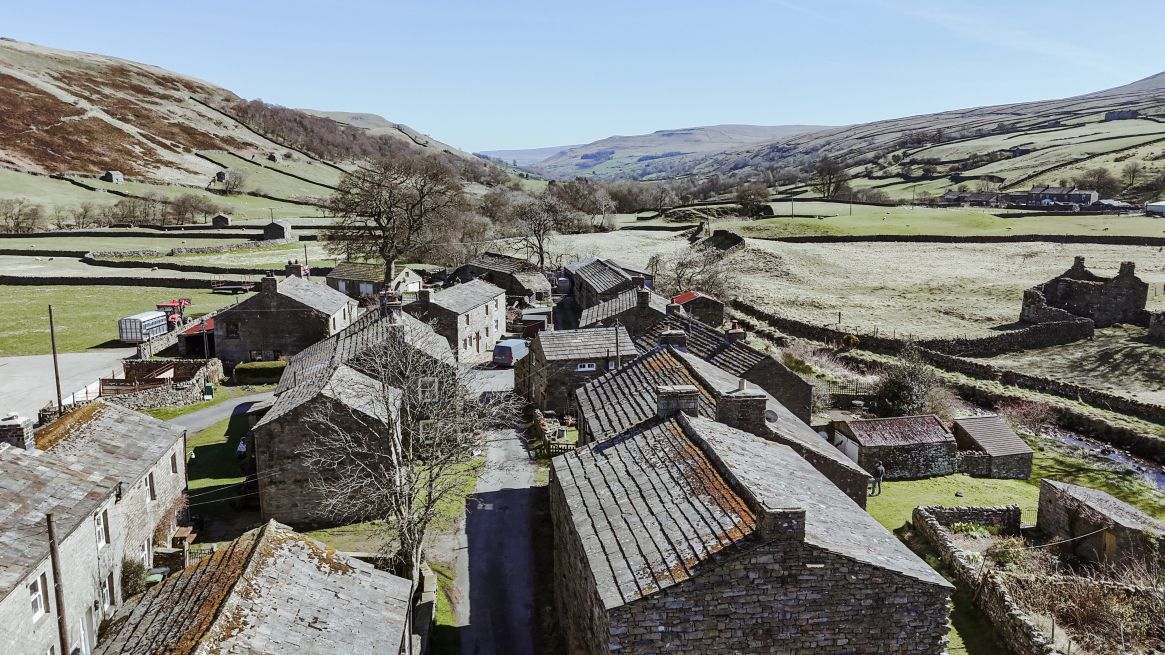 Thwaite aerial view east